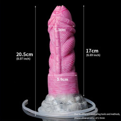 PINKALIEN Gode éjaculateur monster Plost 18 x 5.5cm